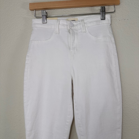 NWT L'Agence Josie High Rise Skinny Split Side Hem Jeans 24 - Picture 3 of 8